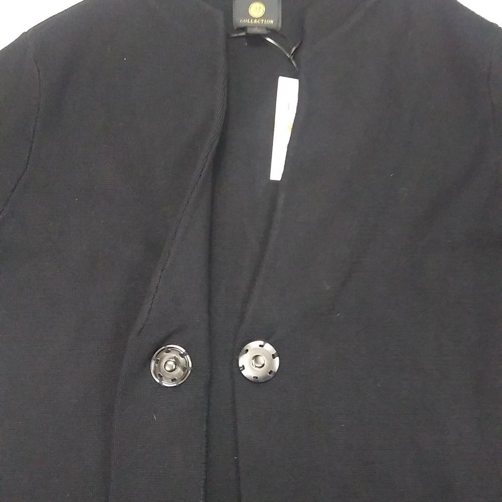 JM Collection Holiday Party Brooch Cardigan - Picture 5 of 10
